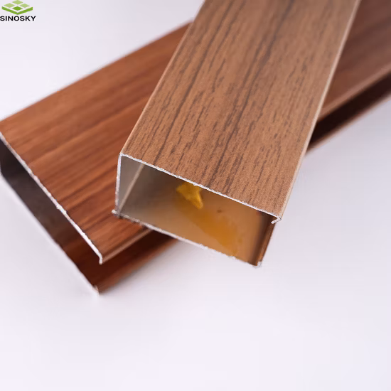 실내 옥외 장식적인 틀린 알루미늄 널 금속 스트립 틀린 지붕 U 자 모양 배플 천장