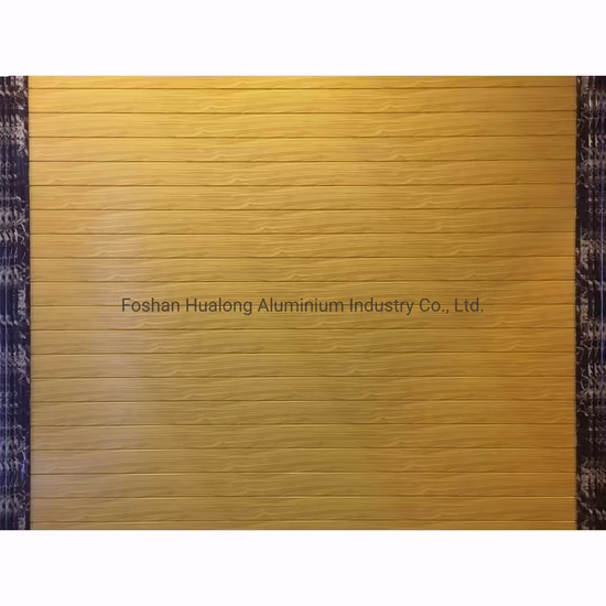 금속 천장, 알루미늄 C형 스트립 패널, 매달린 천장, 선형 거짓 천장