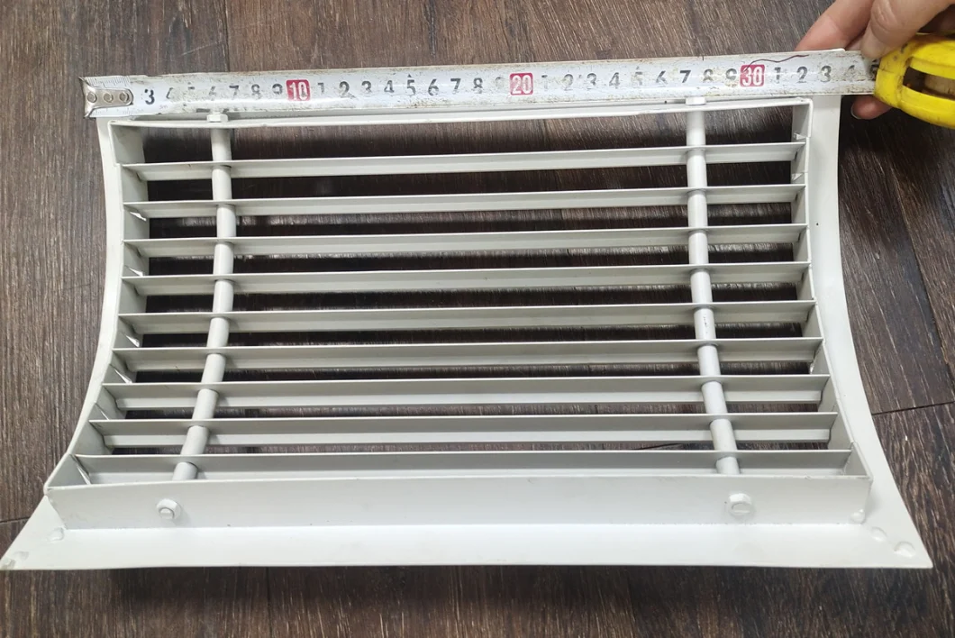 HVAC Aluminum Ceiling Supply Air Grille Conditioning Wave AC Ceiling Air Louver