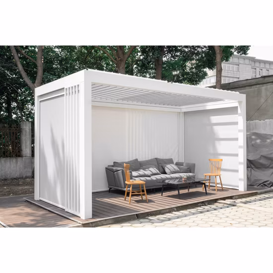 매력적인 디자인 공장 방수 알루미늄 Pergola 칸막이