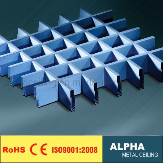 실내 장식적인 거는 T 격자 지구 패널 알루미늄 금속 틀린 천장